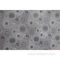 Cotton Polyester Burn Out Bonding Lace Fabric